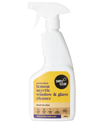 SimplyClean Lemon Myrtle Window & Glass Cleaner 500ml