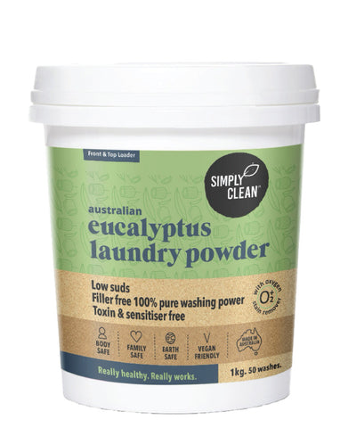 SimplyClean Eucalyptus Laundry Powder 1kg