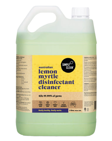 SimplyClean Lemon Myrtle Disinfectant Cleaner 5 ltr