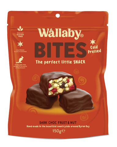 Wallaby Bites Dark Chocolate Fruit & Nut 150g - Fine Food Direct